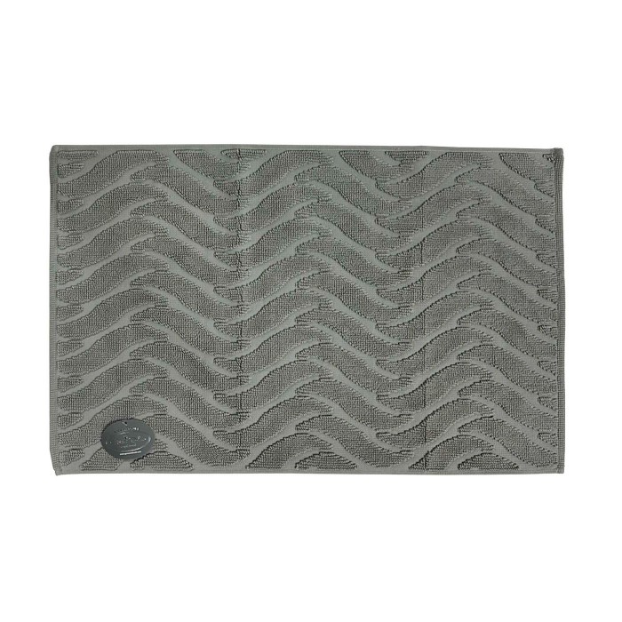 Килимок для ніг Gursan Cotton 50*80 на бавовняній основі поштучно (Wave1300-grey-dark)