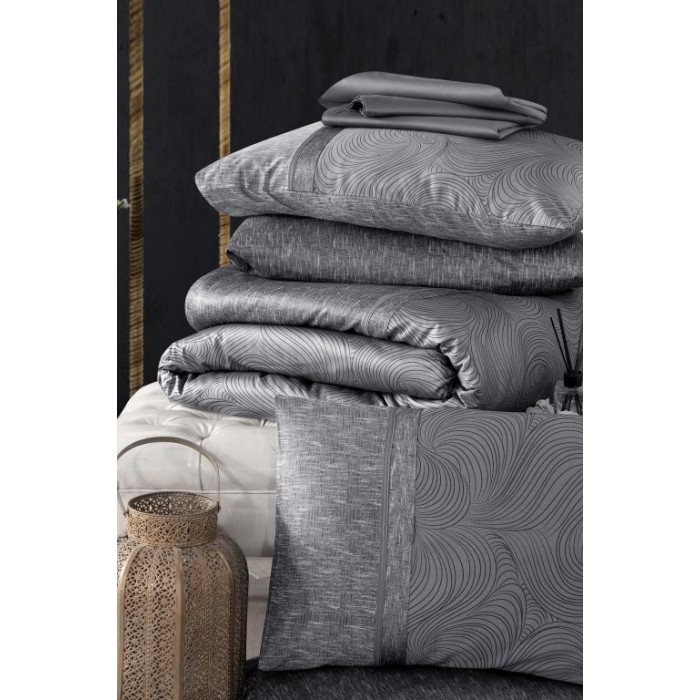 КПБ La Romano 300TC Premium сатин євро (Nesy Grey)