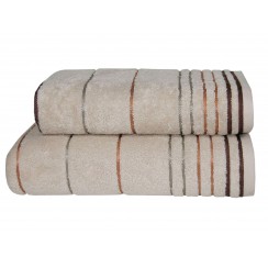 Рушник Parisa Stripe Cotton 50*90 (D-272 - 04 крем)