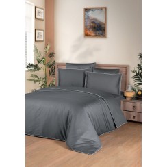 КПБ La Romano 300TC Premium сатин сімейний (Lucca Steel Grey)