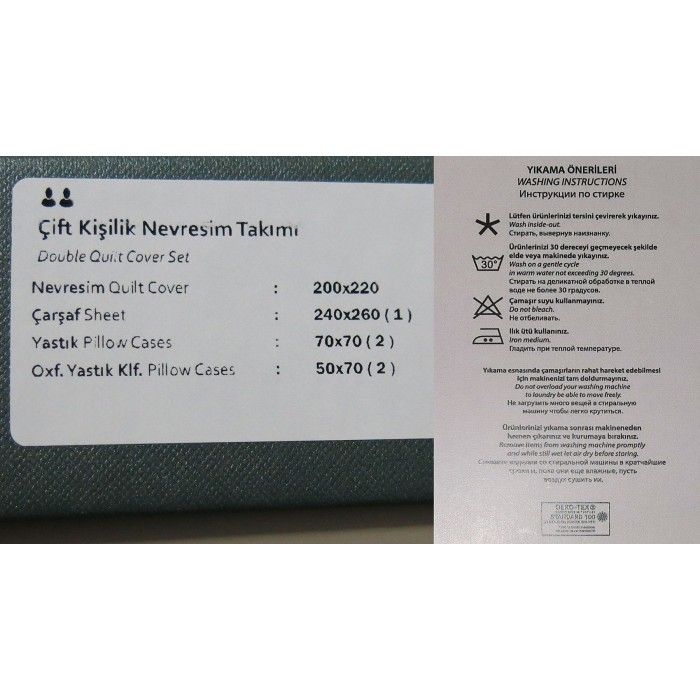 КПБ La Romano 300TC Premium сатин євро (Nesy Grey)