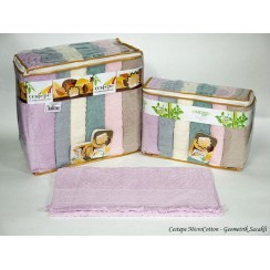 Cestepe Cotton Delux Жакард 70x140 (Geometrik Sacakli)