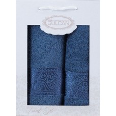Набір Gulcan Cotton 2' 50х90/70х140 (Ornament-2ка-blue)