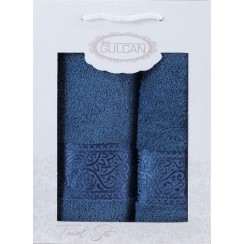 Набір Gulcan Cotton 2' 50х90/70х140 (Ornament-2ка-blue)