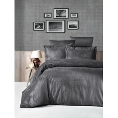 КПБ First Choice Жакард DARK сатин євро (Tecna Anthracite)