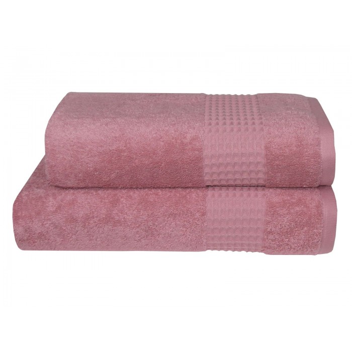 Рушник Parisa Terry Waffle 50*90 (J-403 - 06 пудра)