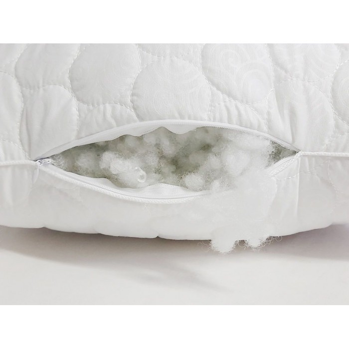 Подушка Лелека White Dream 70х70 стьобана кульки