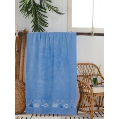Philippus Beach Towel 90x170 (YELKENLI-Mavi)