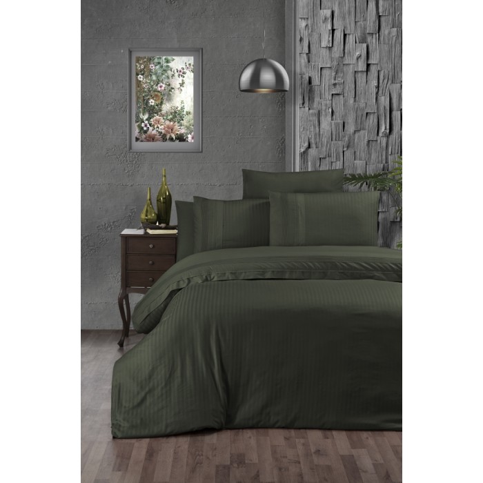 КПБ First Choice Ranforce DARK Deluxe євро (Gala Dark Green)