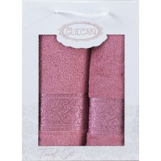 Набір Gulcan Cotton 2' 50х90/70х140 (Ornament-2ка-pudra)