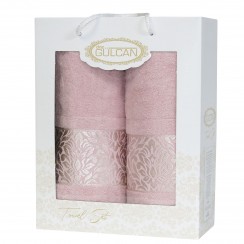 Набір Gulcan Cotton 2' 50х90/70х140 (Frower Ornament-2ка-Pink)