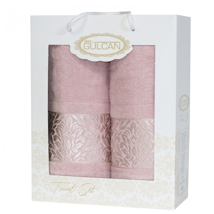 Набір Gulcan Cotton 2' 50х90/70х140 (Frower Ornament-2ка-Pink)