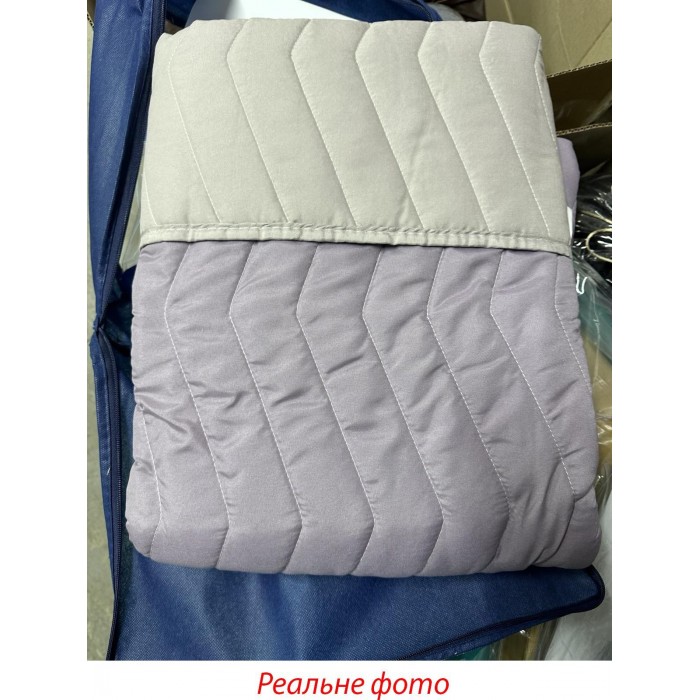 Покривало ArCloud 200*220 стьобане двостороннє в сумці (ZigZag - Porpoise+Nirvana)