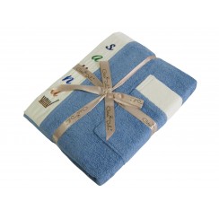 Набір сауна Gursan чоловiчий (3 предмета) (men-cotton(3)-steelblue)