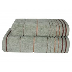 Рушник Parisa Stripe Cotton 50*90 (D-272 - 06 оливковий)