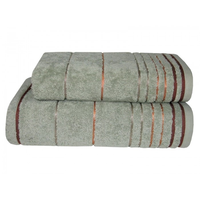 Рушник Parisa Stripe Cotton 50*90 (D-272 - 06 оливковий)