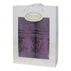 Набір Gulcan Cotton 2' 50х90/70х140 (Damask Ornament-2ка-Violet)