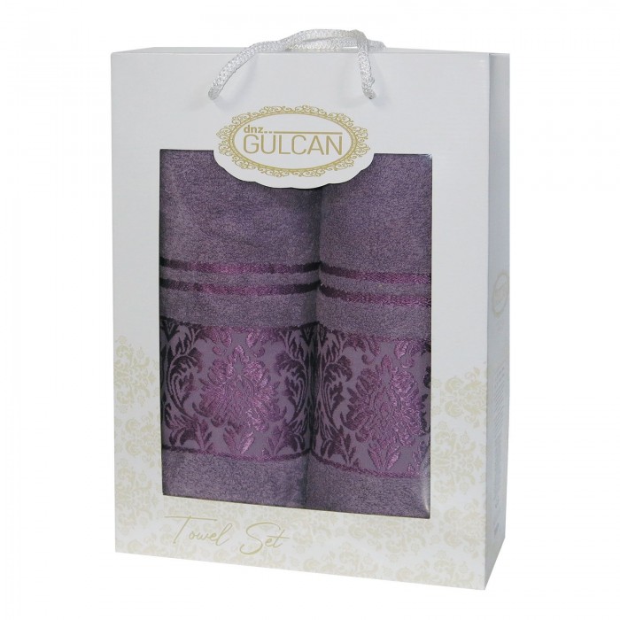 Набір Gulcan Cotton 2' 50х90/70х140 (Damask Ornament-2ка-Violet)