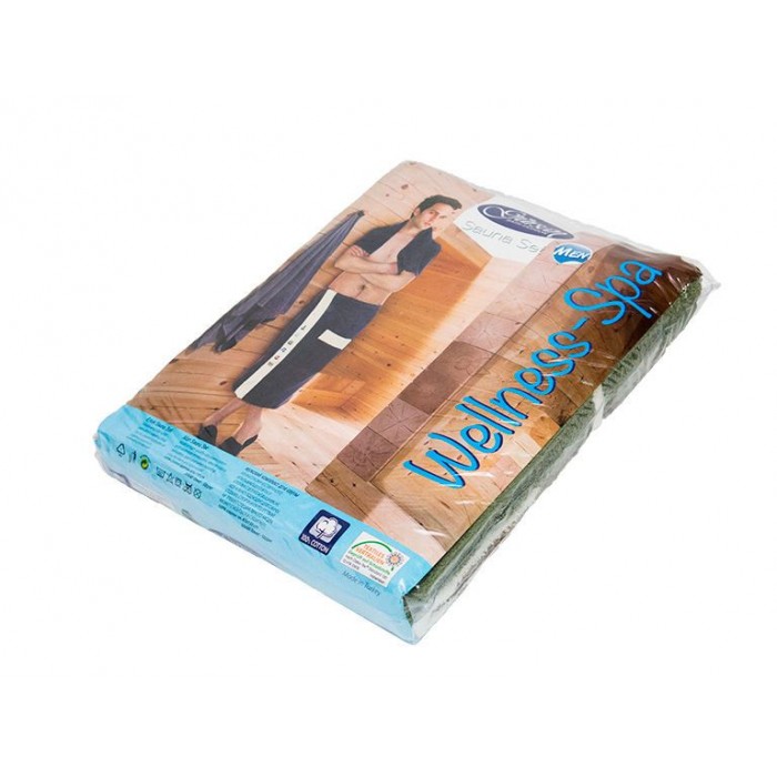 Набір сауна Gursan чоловiчий (3 предмета) (men-cotton(3)-steelblue)