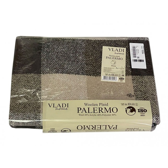 Плед Vladi Palermo 17 (08/PICTOR белый-пес-каст)