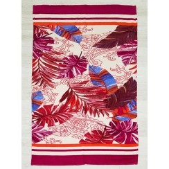 Пляжний рушник 75х150 (Red-leaves)
