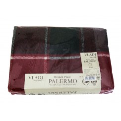 Плед Vladi Palermo 14 (07/SOFA бел-красн-черн)