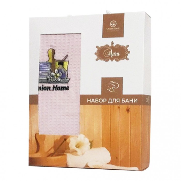 Набір Nilteks Sauna Cotton 1*75х150 вафельне (nilteks-woman-light-pink)