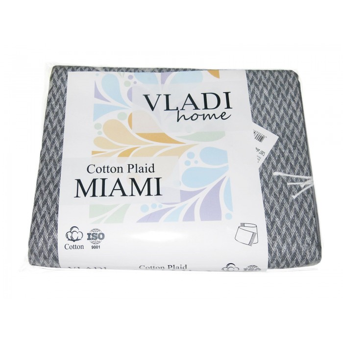 Плед Vladi Miami 14 (03S/LINDA білий-дим)