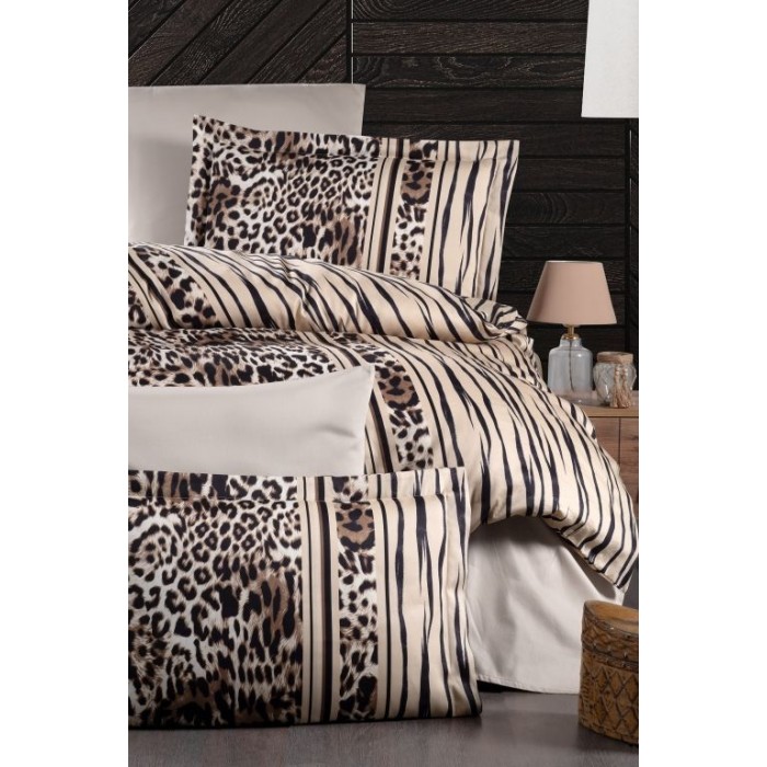 КПБ First Choice сатин євро (Leopard Brown)