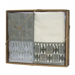 Набір кухня Nilteks Square Pattern 2*50*60 (Square Pattern Gray)