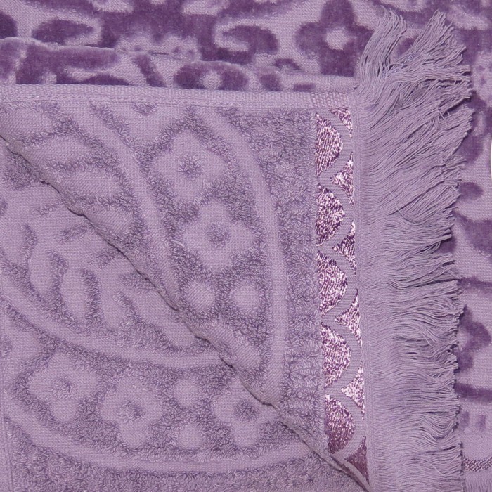 Простирадло Parisa Velour Premium 200*220 (Велюр JV-144 - фіолетовий)