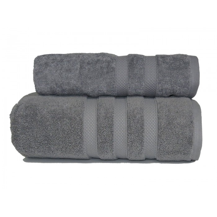 Рушник Parisa Microcotton 50*90 (D-170 - сірий)