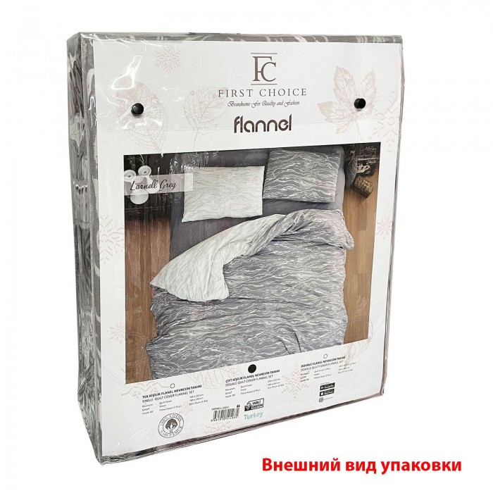 КПБ First Choice Flanel євро (Sadora Antthracite)