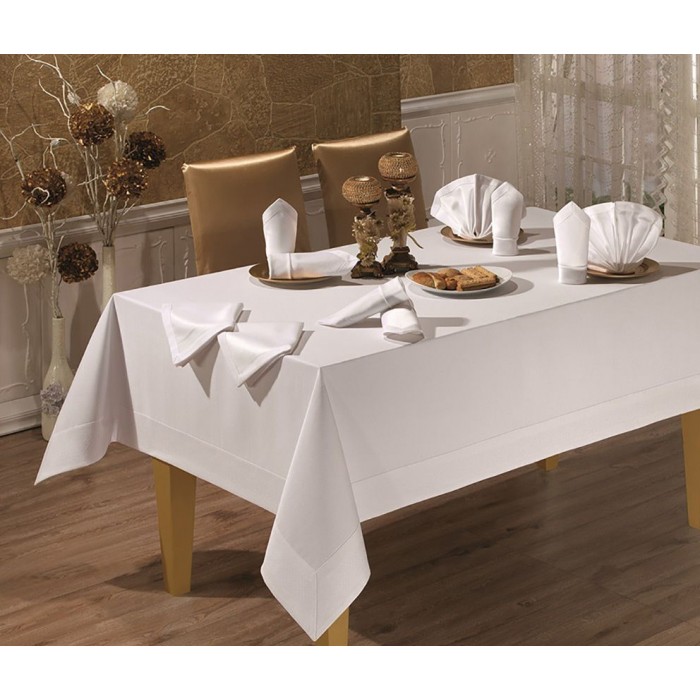 Скатертина Tabe Honey 160*220 +8 серв