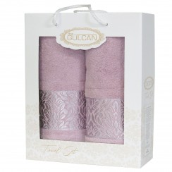 Набір Gulcan Cotton 2' 50х90/70х140 (Frower Ornament-2ка-Powder)