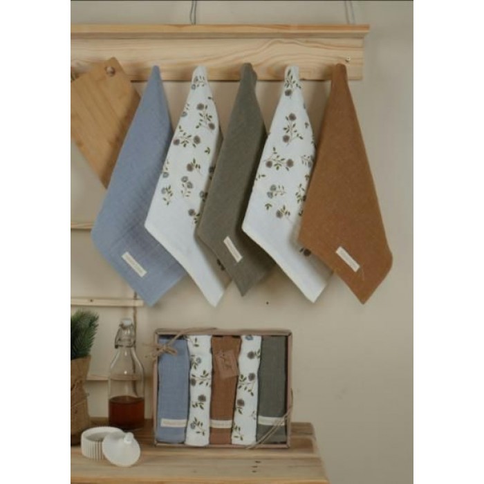 Набір кухня Nilteks Muslin Print - 5*40х60 (Nilteks-Muslin-Print)