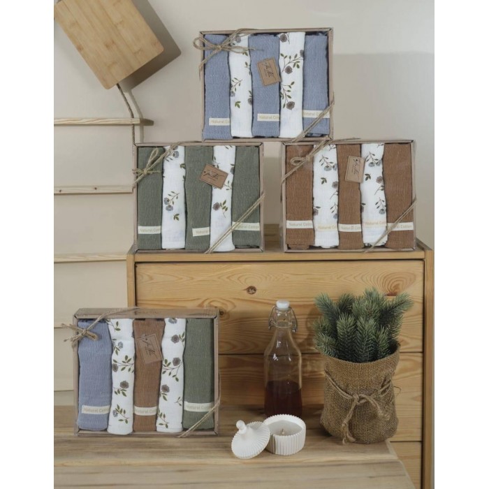 Набір кухня Nilteks Muslin Print - 5*40х60 (Nilteks-Muslin-Print)