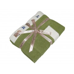 Набір сауна Gursan чоловiчий (3 предмета) (men-cotton(3)-olive)