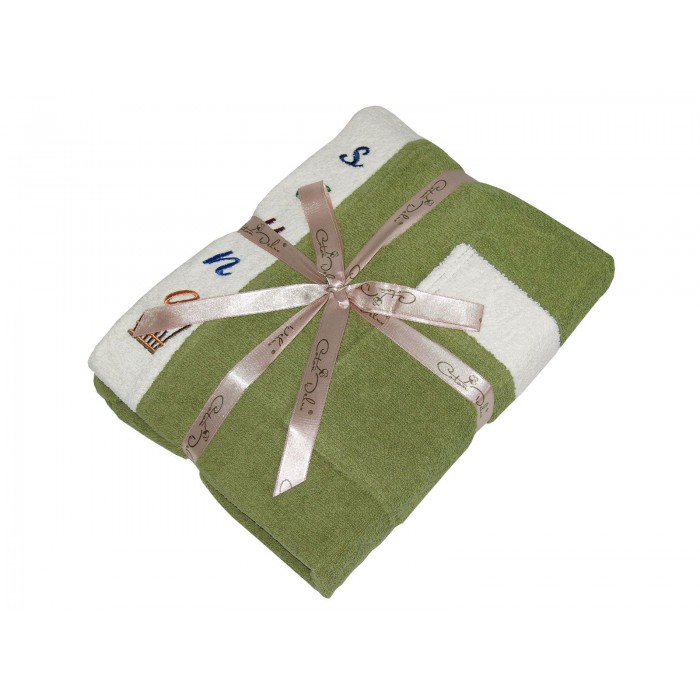 Набір сауна Gursan чоловiчий (3 предмета) (men-cotton(3)-olive)