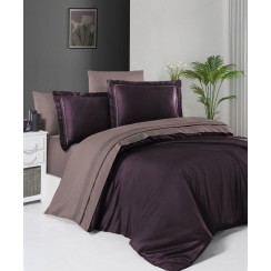 КПБ First Choice сатин ДЕЛЮКС DARK євро (Serenity Purple-Lilac)
