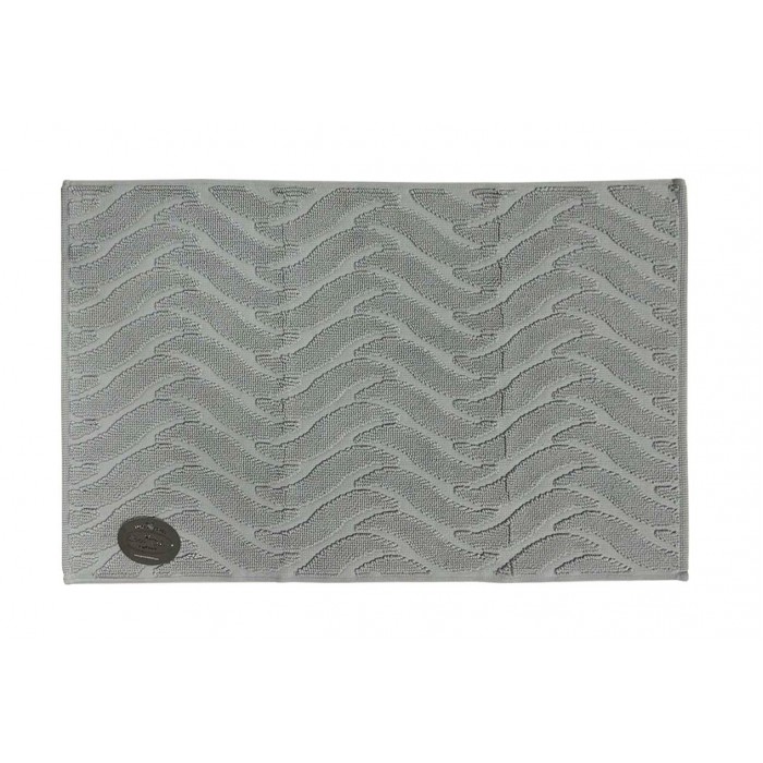 Килимок для ніг Gursan Cotton 50*80 на бавовняній основі поштучно (Wave1300-grey-light)