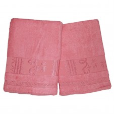 Набір Gursan Bamboo без коробки (пара 50х90 и 70х140) (ROYAL-Corall-пара)