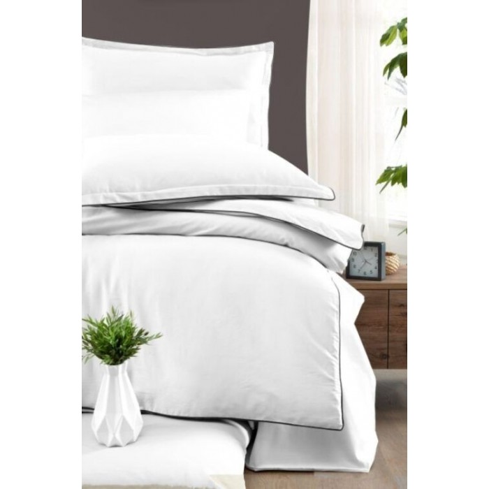 КПБ La Romano 300TC Premium сатин євро (Lucca White)