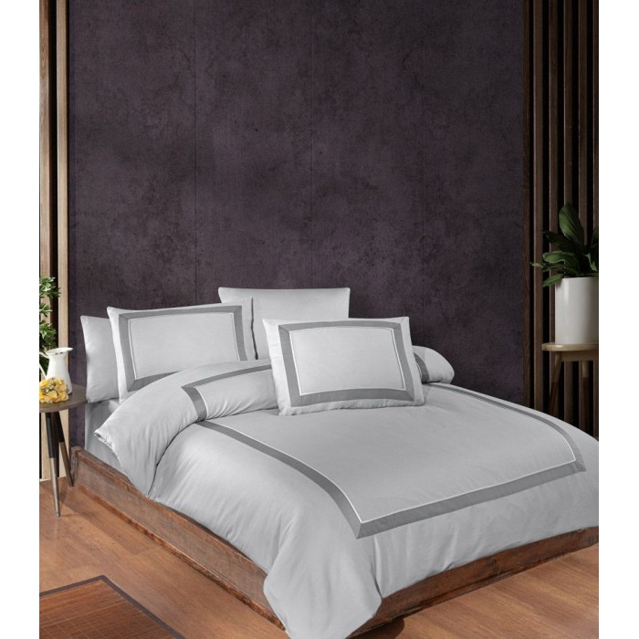 КПБ First Choice сатин ДЕЛЮКС евро (Belezza Grey)