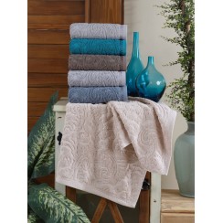 Gulcan Cotton Жаккард Lux 70x140 (Leafy)