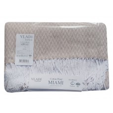 Плед Vladi Miami 14 (03S/LINDA білий-піс)