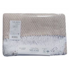Плед Vladi Miami 14 (03S/LINDA білий-піс)
