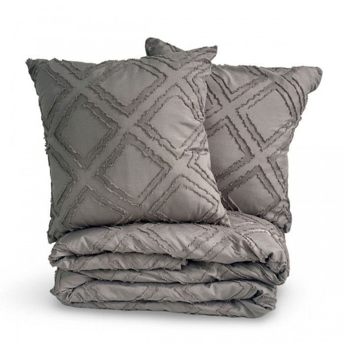 Подушка Arcloud Декоративна Комбі 40х40 (Silver Truffle 40x40)