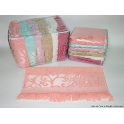 Gulcan Cotton Жакард Lux 70x140 (Sarmasik Sacakli)