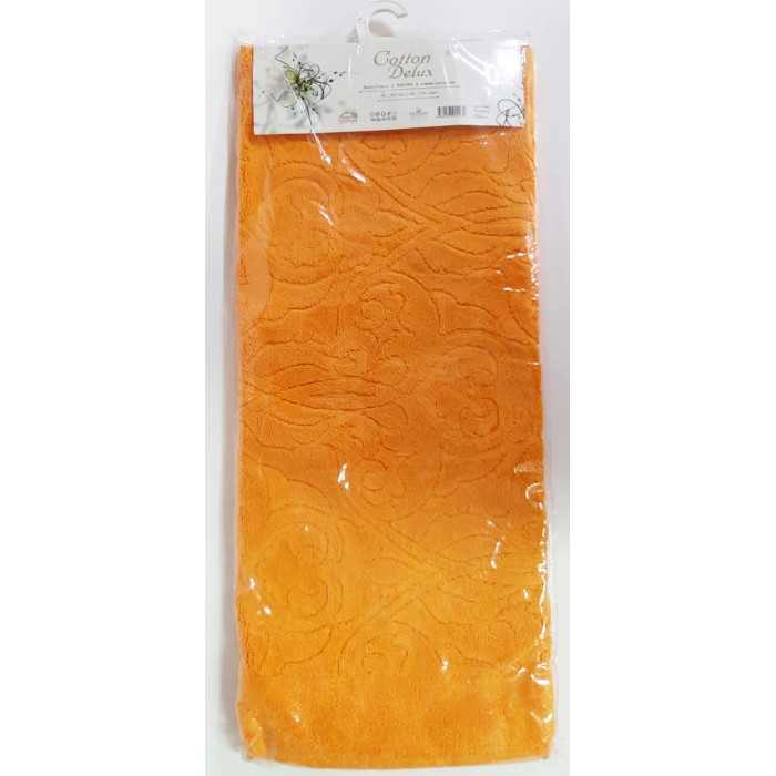 Килимок для ніг Gursan Cotton Delux на бавовняній основI 60*100 поштучно (Delux cotton-carp-yellow)